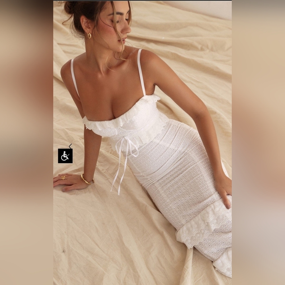 House of CB London Eve Maxi Dress L